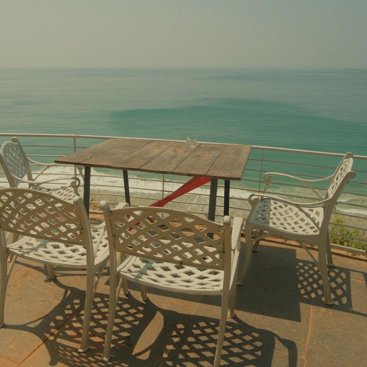 Outdoor terrace seating suitable for families in Zurich